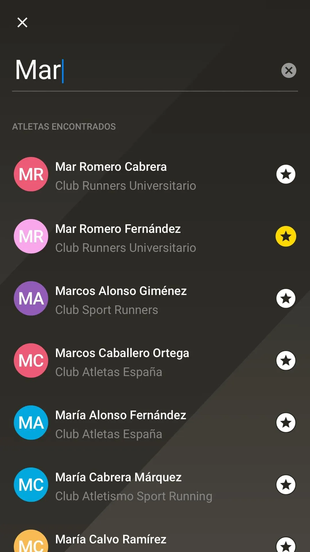 TYR Tiempos y Resultados | Indus Appstore | Screenshot