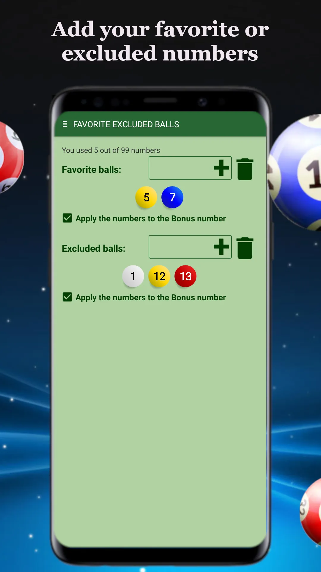 Lotto generator & statistics | Indus Appstore | Screenshot