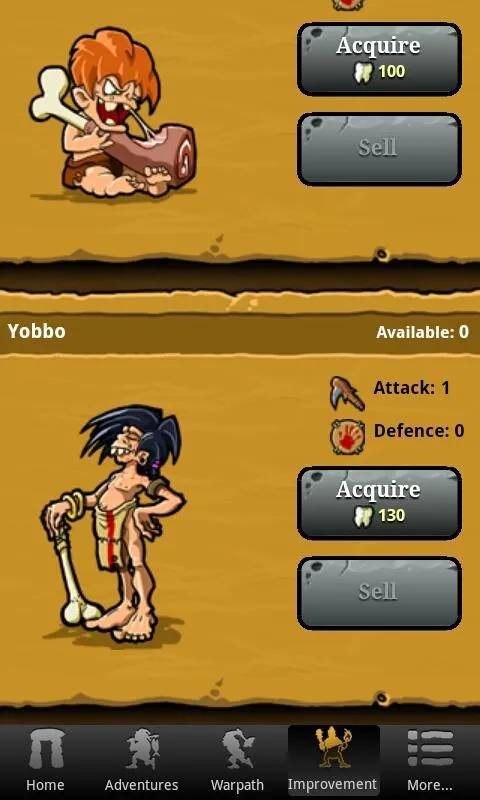 Prehistoric Game - Stone Age | Indus Appstore | Screenshot