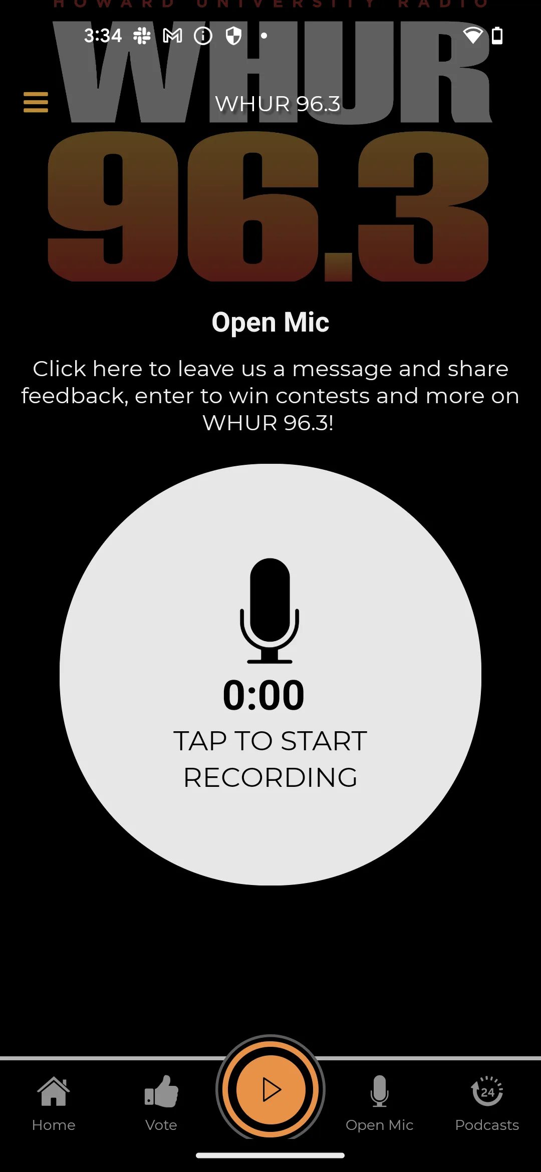 WHUR 96.3FM | Indus Appstore | Screenshot