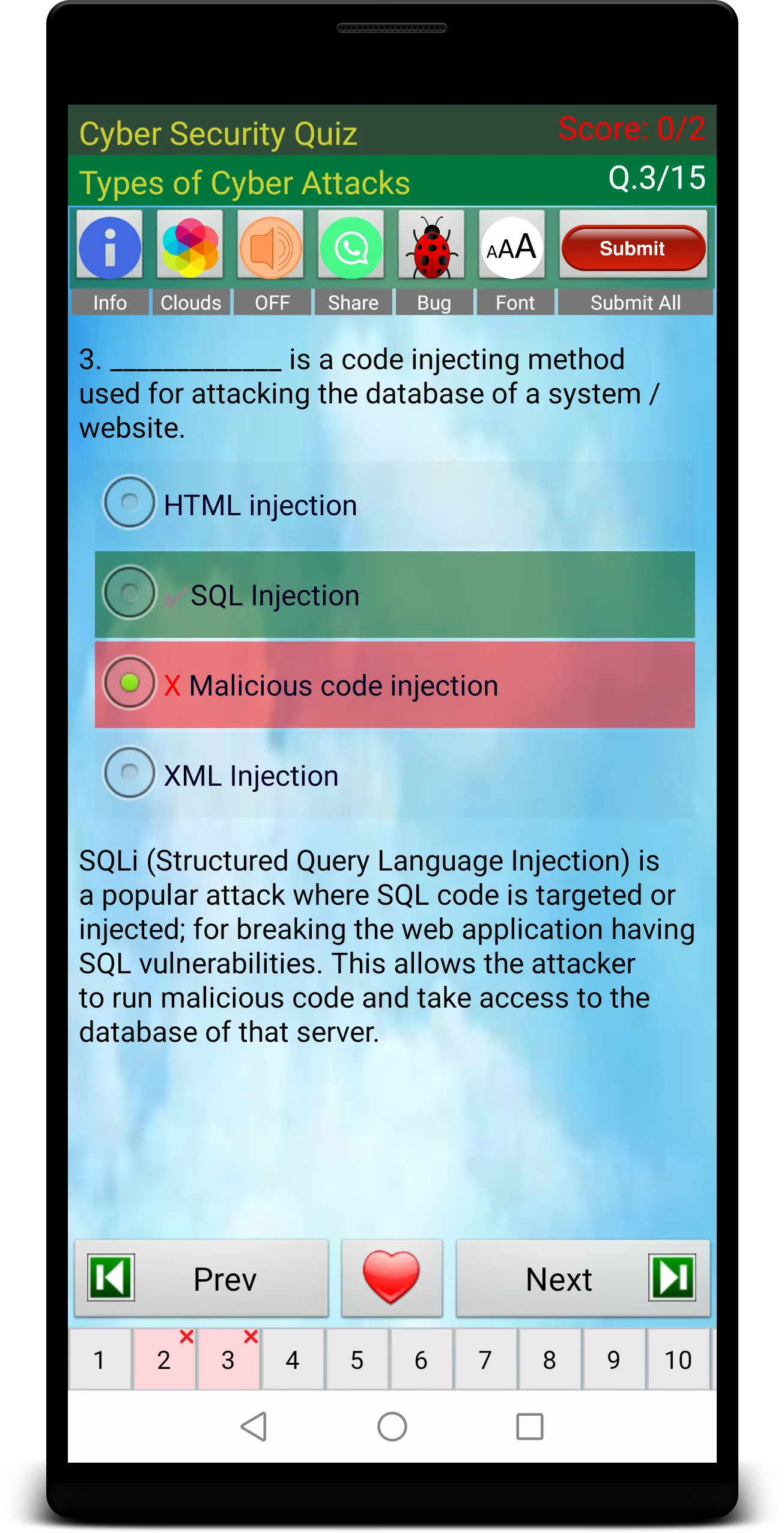 Cyber Security Quiz | Indus Appstore | Screenshot