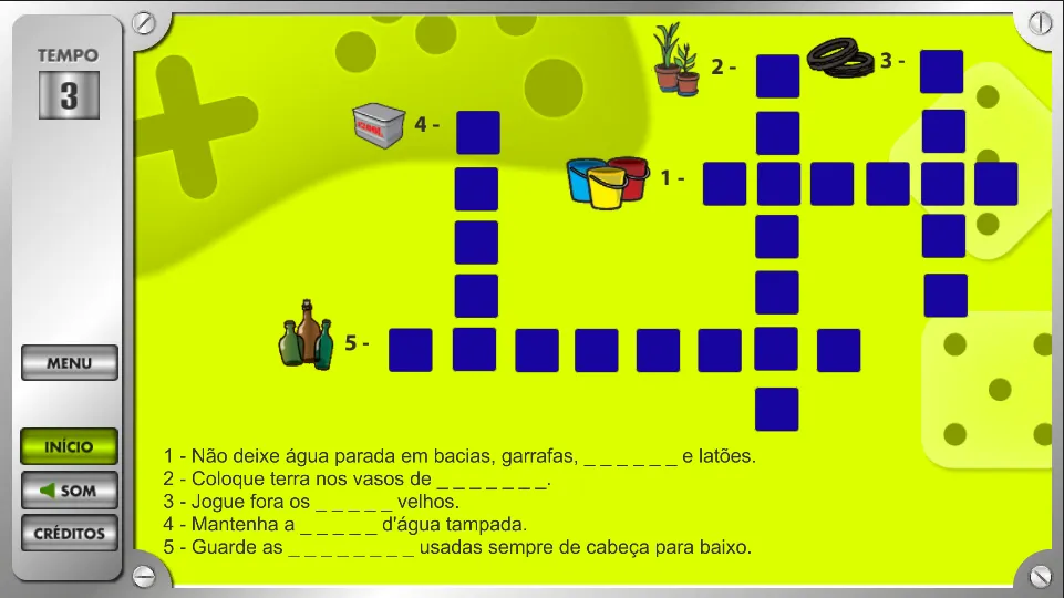 Minijogos - Palavras-Cruzadas | Indus Appstore | Screenshot