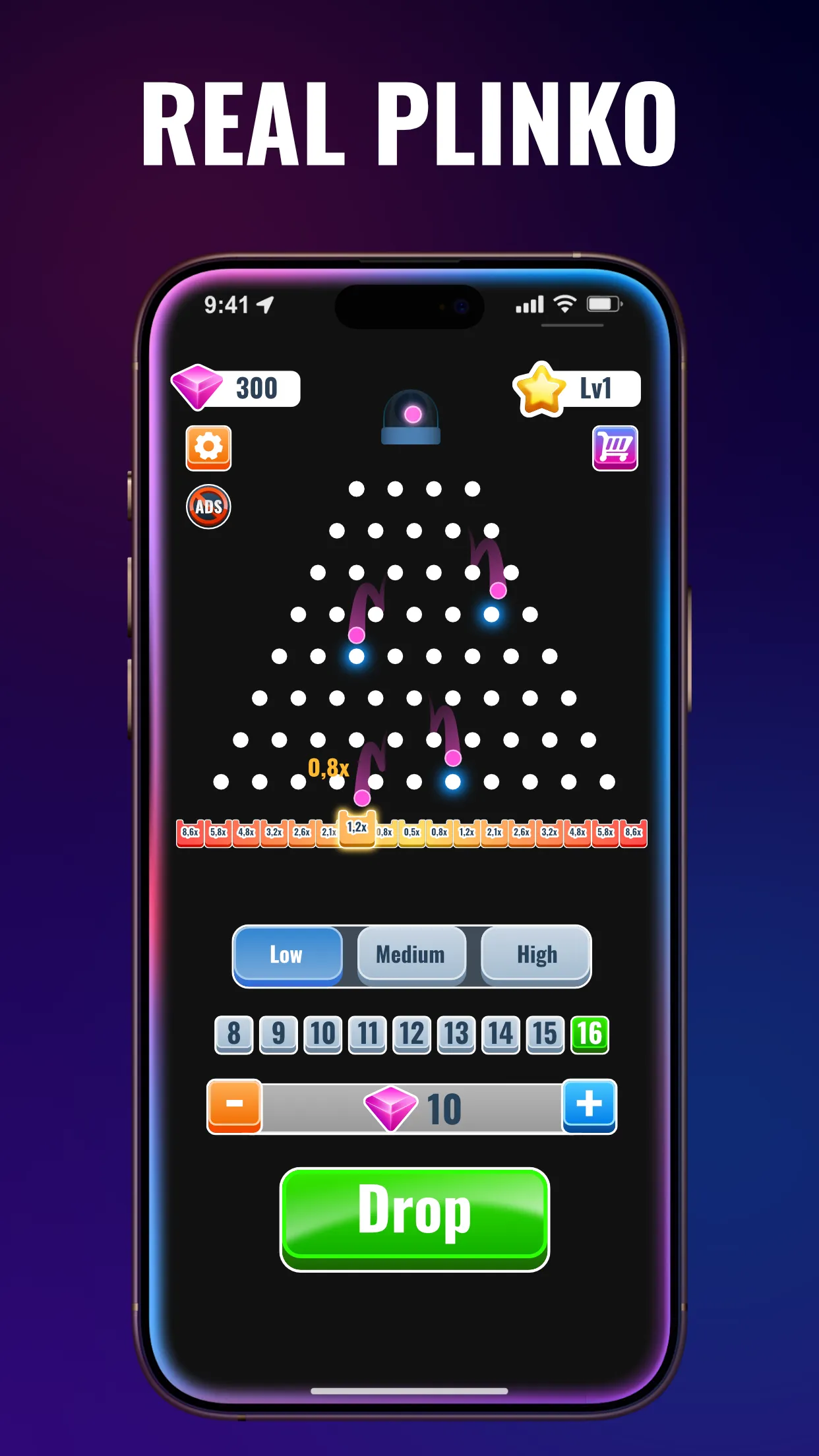 Plinko x100 - Plinko Balls XY | Indus Appstore | Screenshot