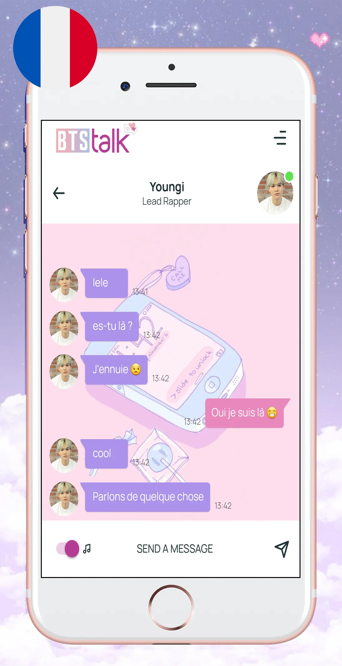 BTS Chat! Messenger(simulator) | Indus Appstore | Screenshot