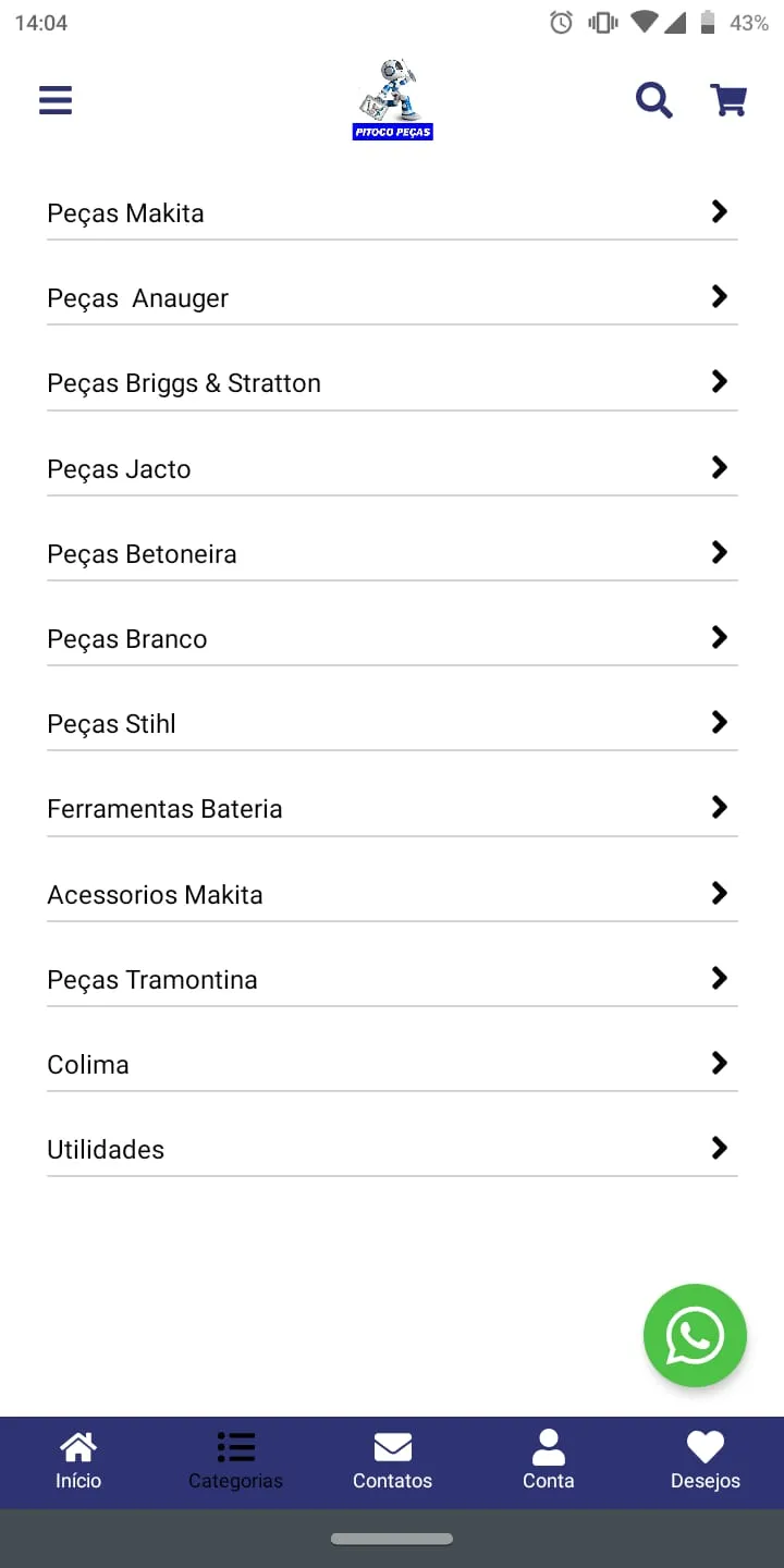 Pitoco Peças | Indus Appstore | Screenshot