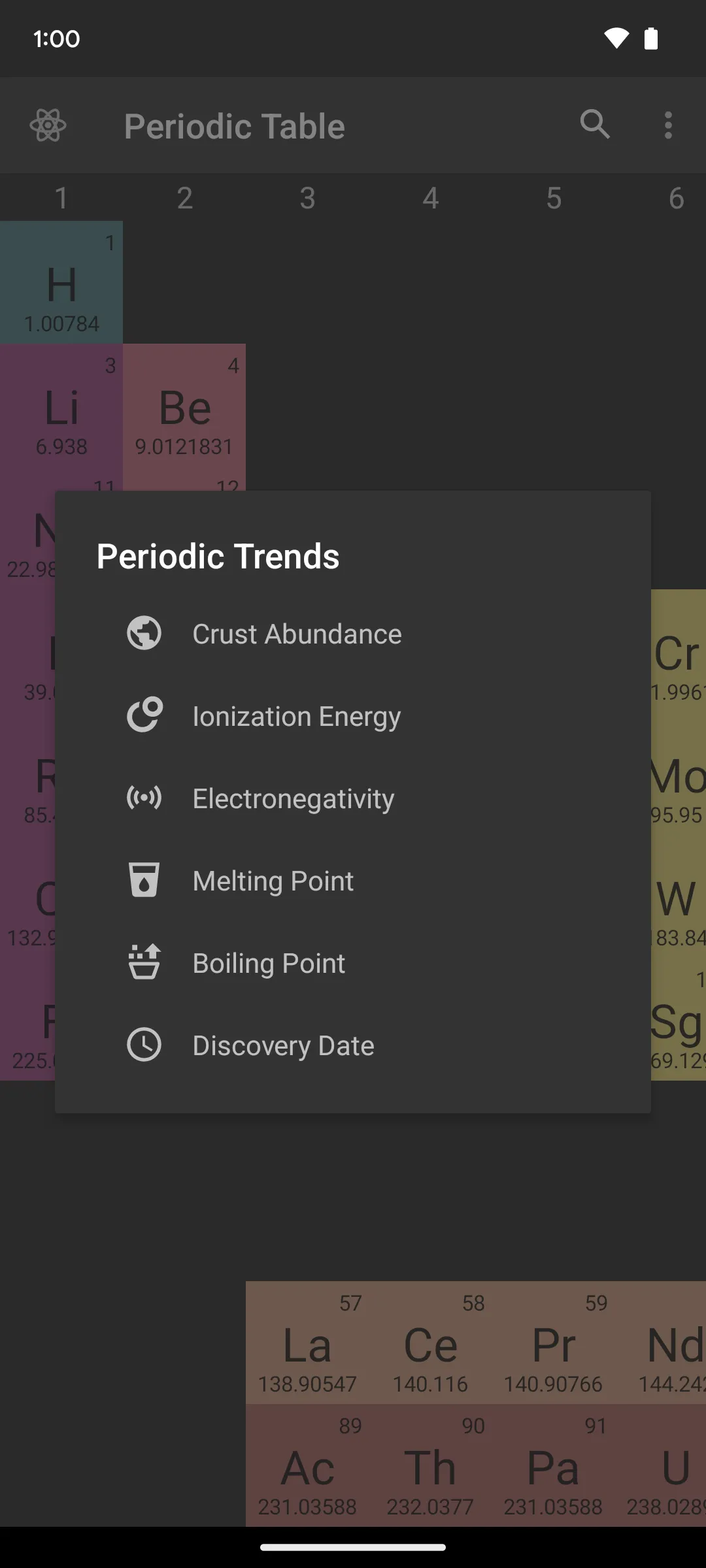 Periodic Table | Indus Appstore | Screenshot