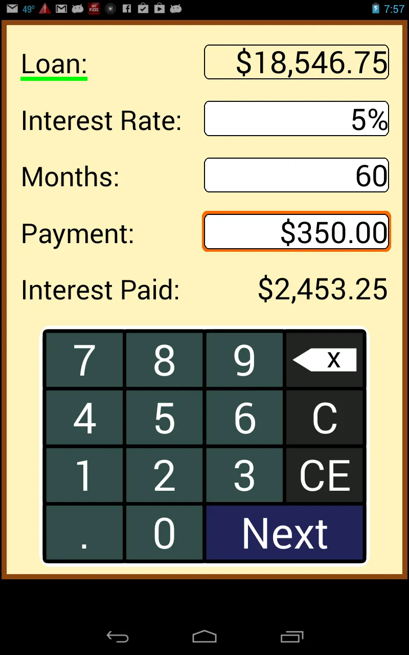 Loan Calculator | Indus Appstore | Screenshot