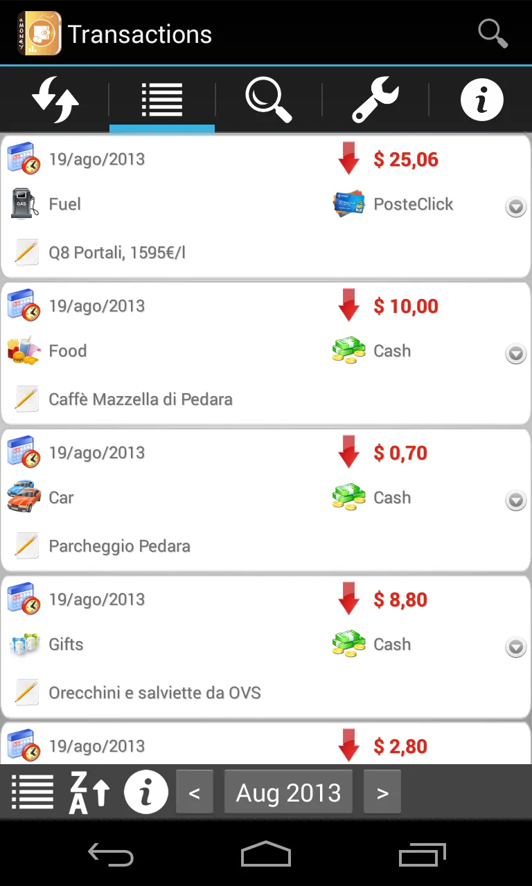 aMoney Lite - Money Management | Indus Appstore | Screenshot