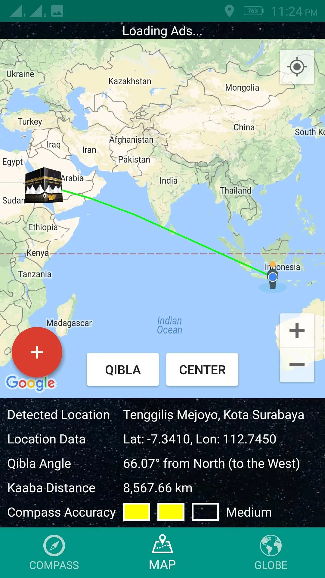 Qibla Direction Compass - Qibl | Indus Appstore | Screenshot