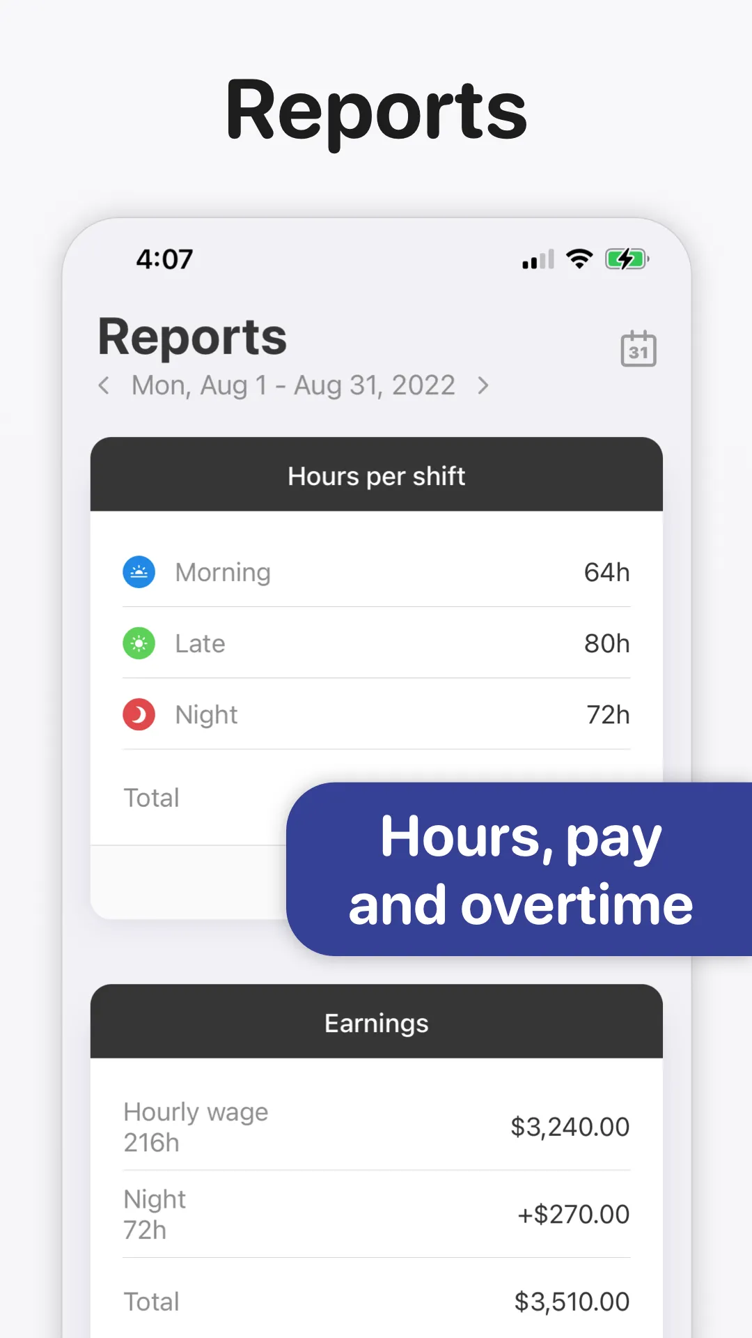 Supershift Shift Work Calendar | Indus Appstore | Screenshot