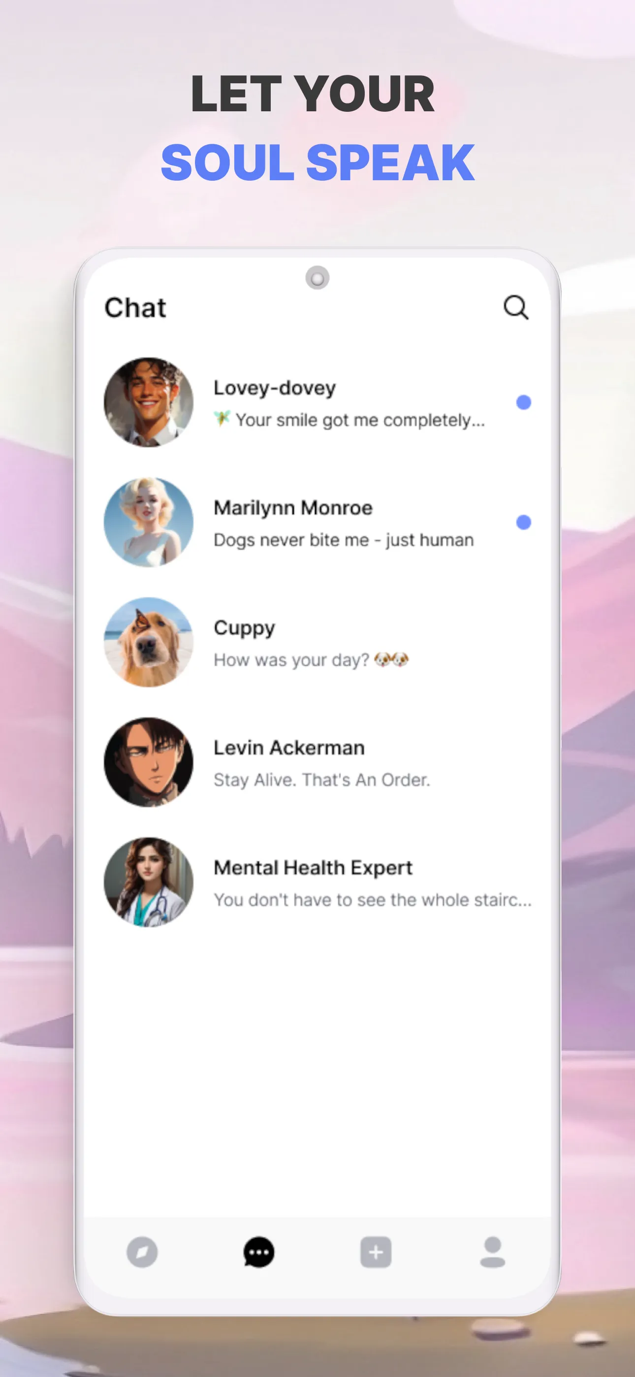 CharClub: AI Character Chat | Indus Appstore | Screenshot