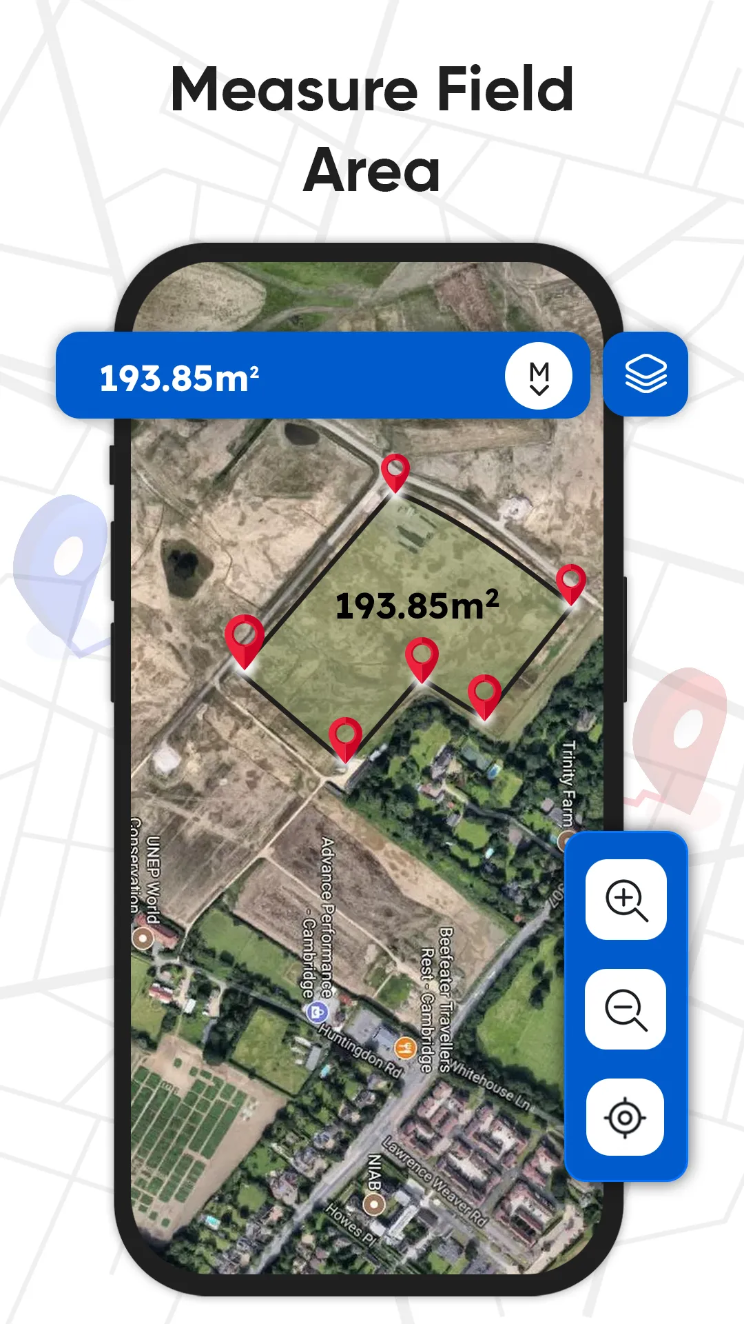 GPS Land Area Calculator | Indus Appstore | Screenshot