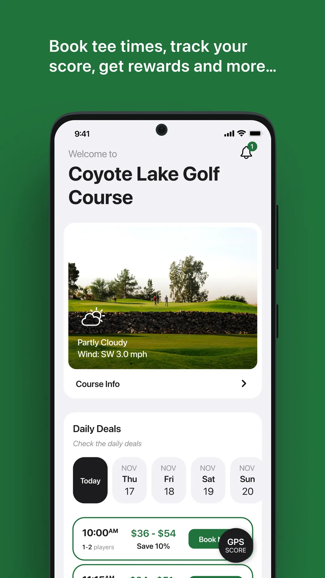 Coyote Lakes Golf Course | Indus Appstore | Screenshot