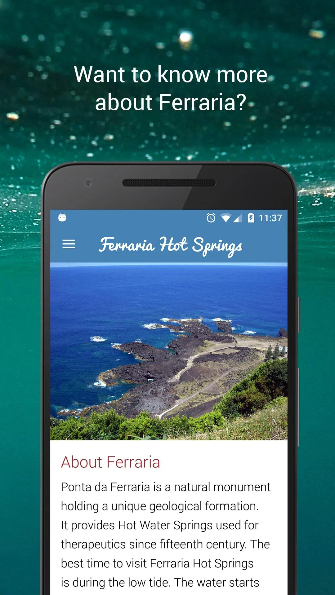 Ferraria Hot Springs | Indus Appstore | Screenshot