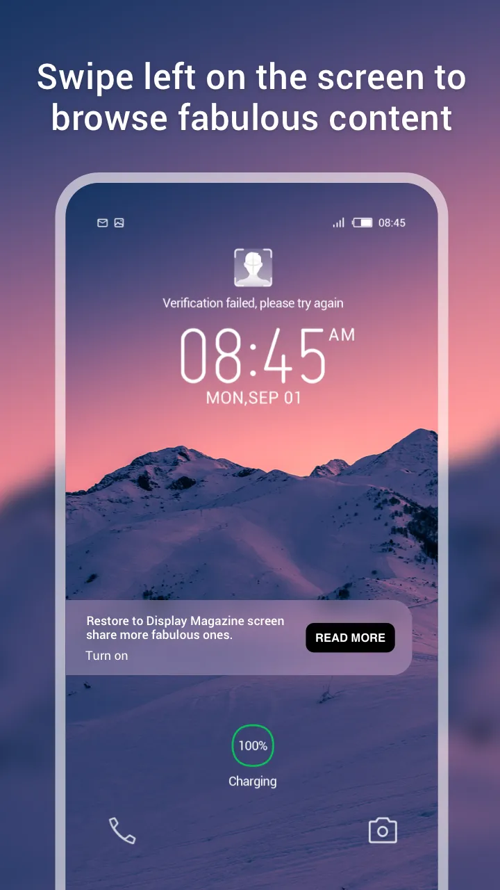 Magazine Lockscreen HiOS | Indus Appstore | Screenshot