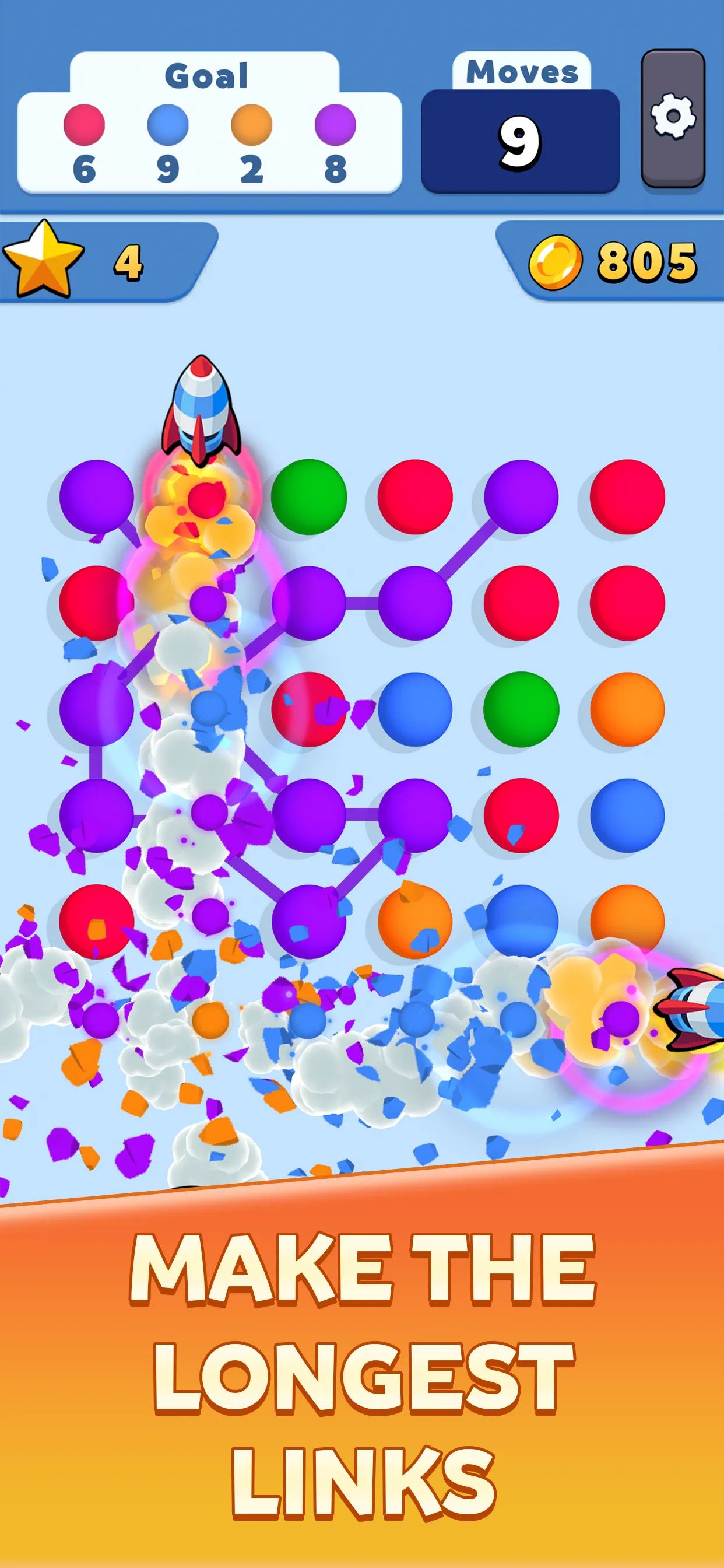 Collect Em All! Clear the Dots | Indus Appstore | Screenshot