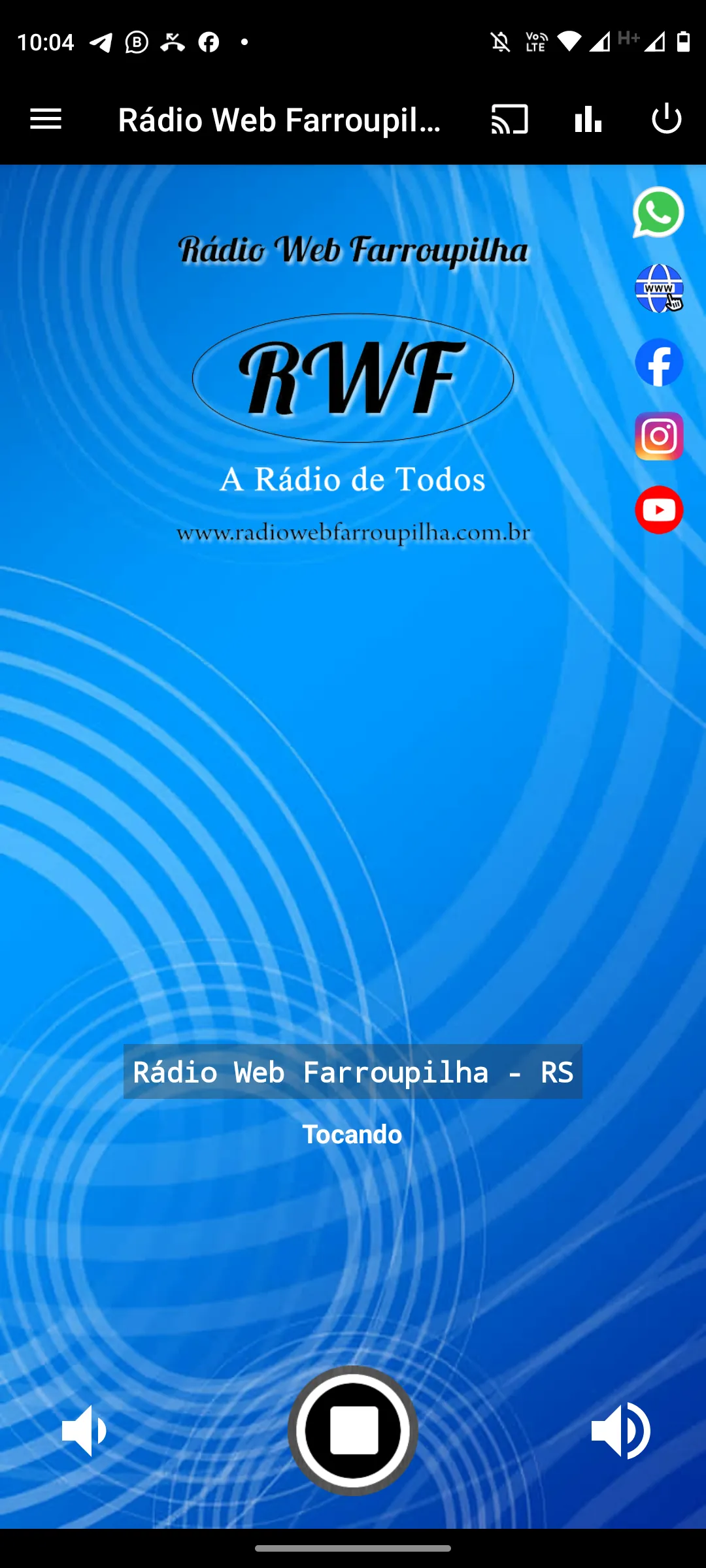 Rádio Web Farroupilha - RS | Indus Appstore | Screenshot