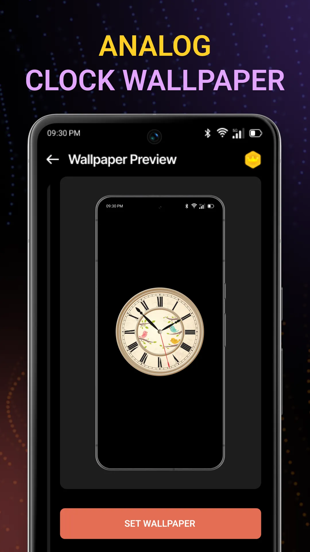 Clock - Analog Clock Wallpaper | Indus Appstore | Screenshot