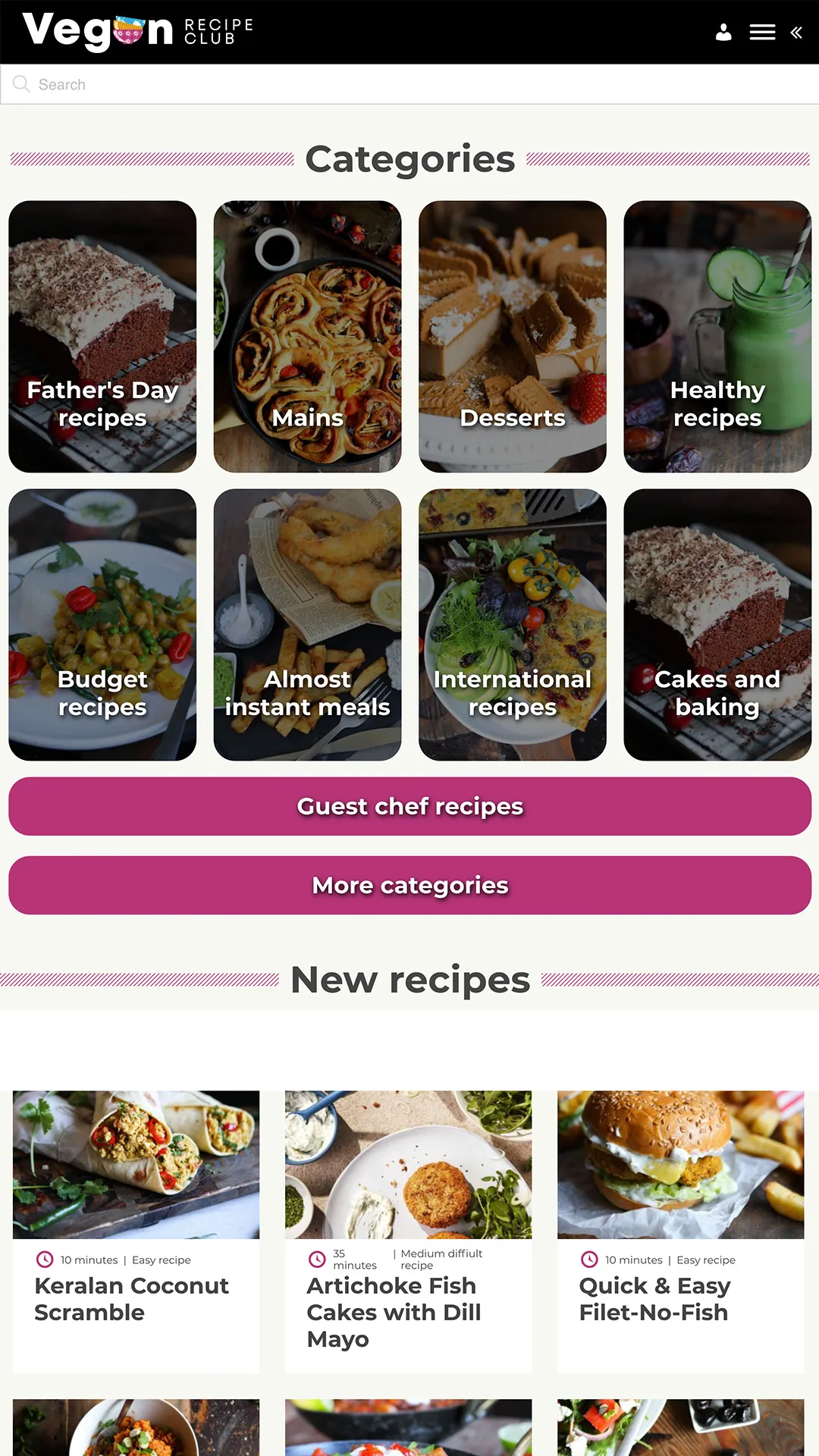 Vegan Recipe Club | Indus Appstore | Screenshot
