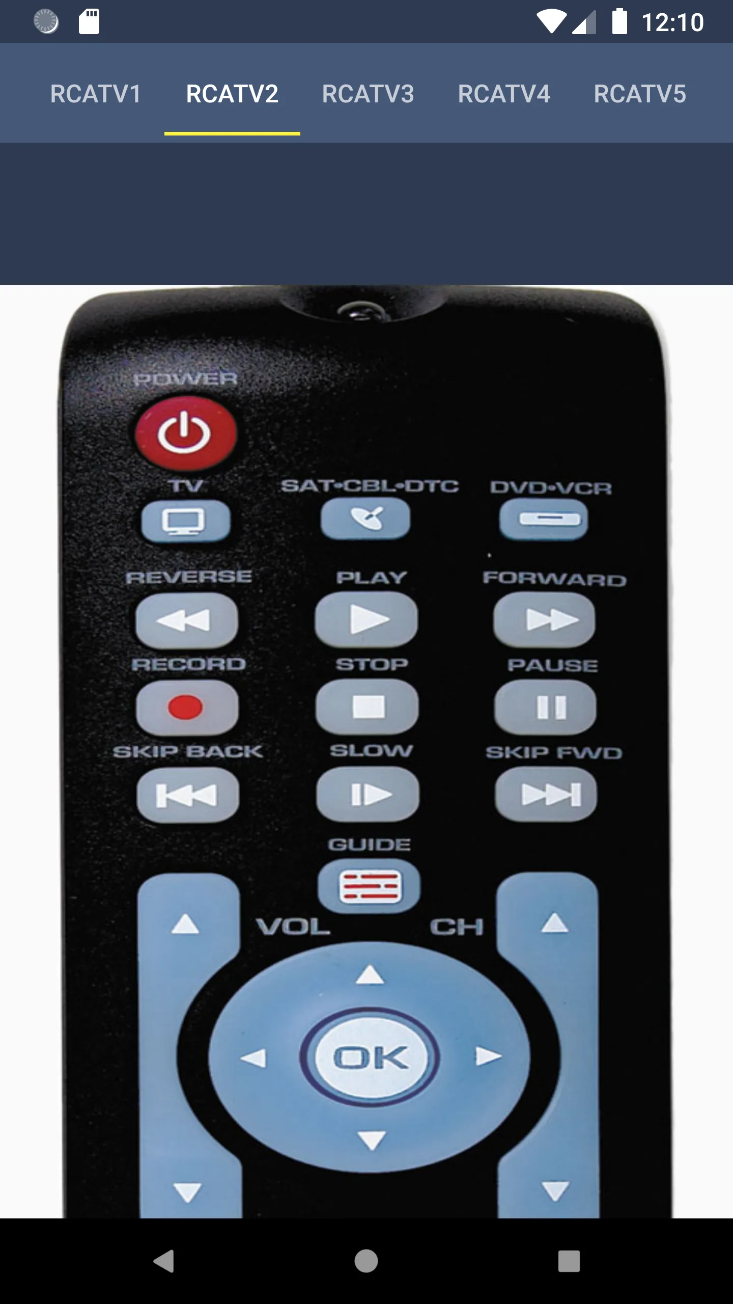 RCA TV Remote | Indus Appstore | Screenshot