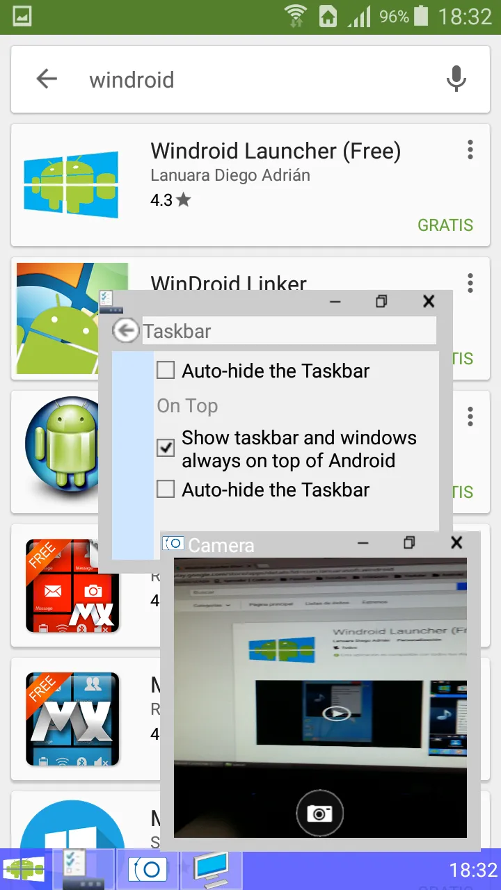 Windroid Launcher (antiguo) | Indus Appstore | Screenshot