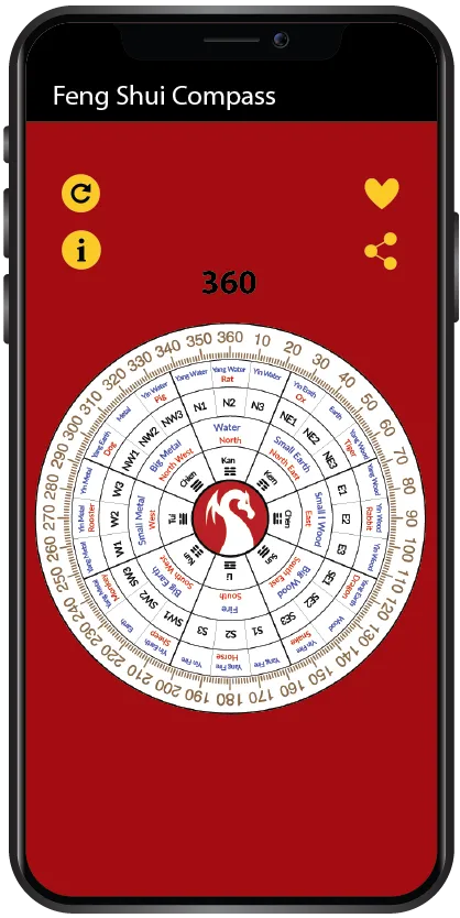 English Feng Shui Compass | Indus Appstore | Screenshot