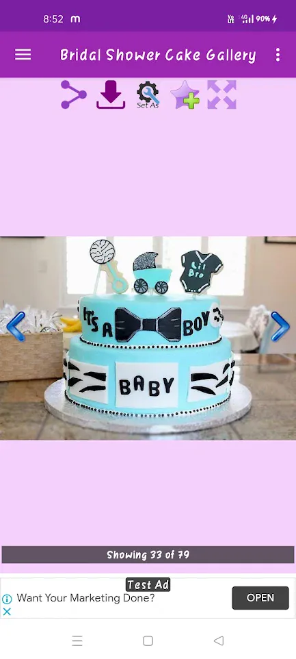 Baby Shower Cake Gallery | Indus Appstore | Screenshot