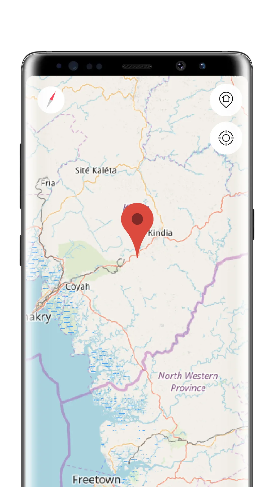 Sierra Leone offline map | Indus Appstore | Screenshot