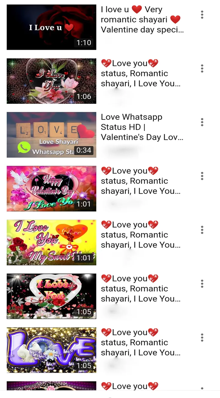 Valentine Day Status(video), v | Indus Appstore | Screenshot