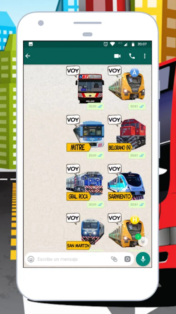 Stickers de Transportes | Indus Appstore | Screenshot