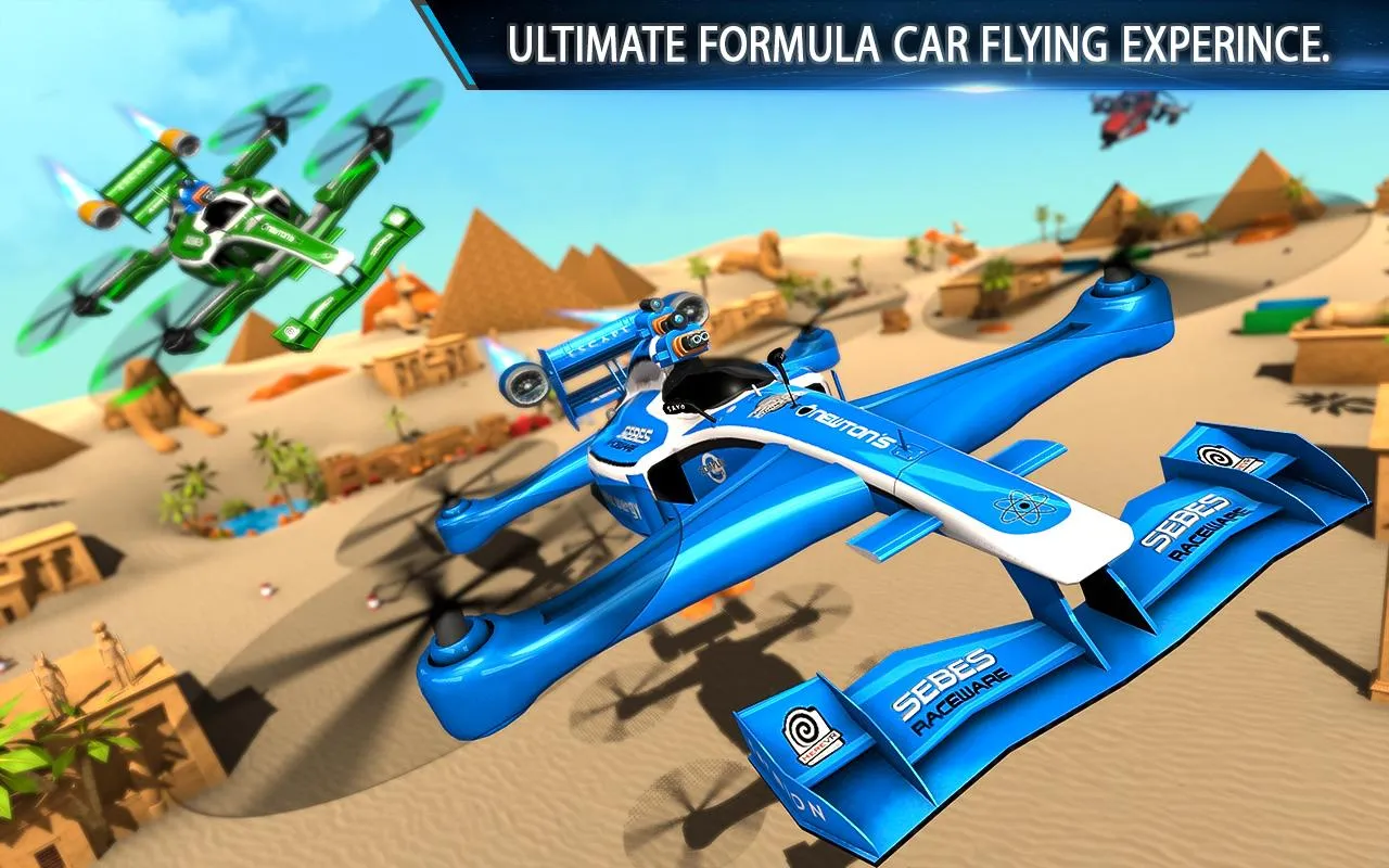 Flying Formula Car Racing Game | Indus Appstore | Screenshot