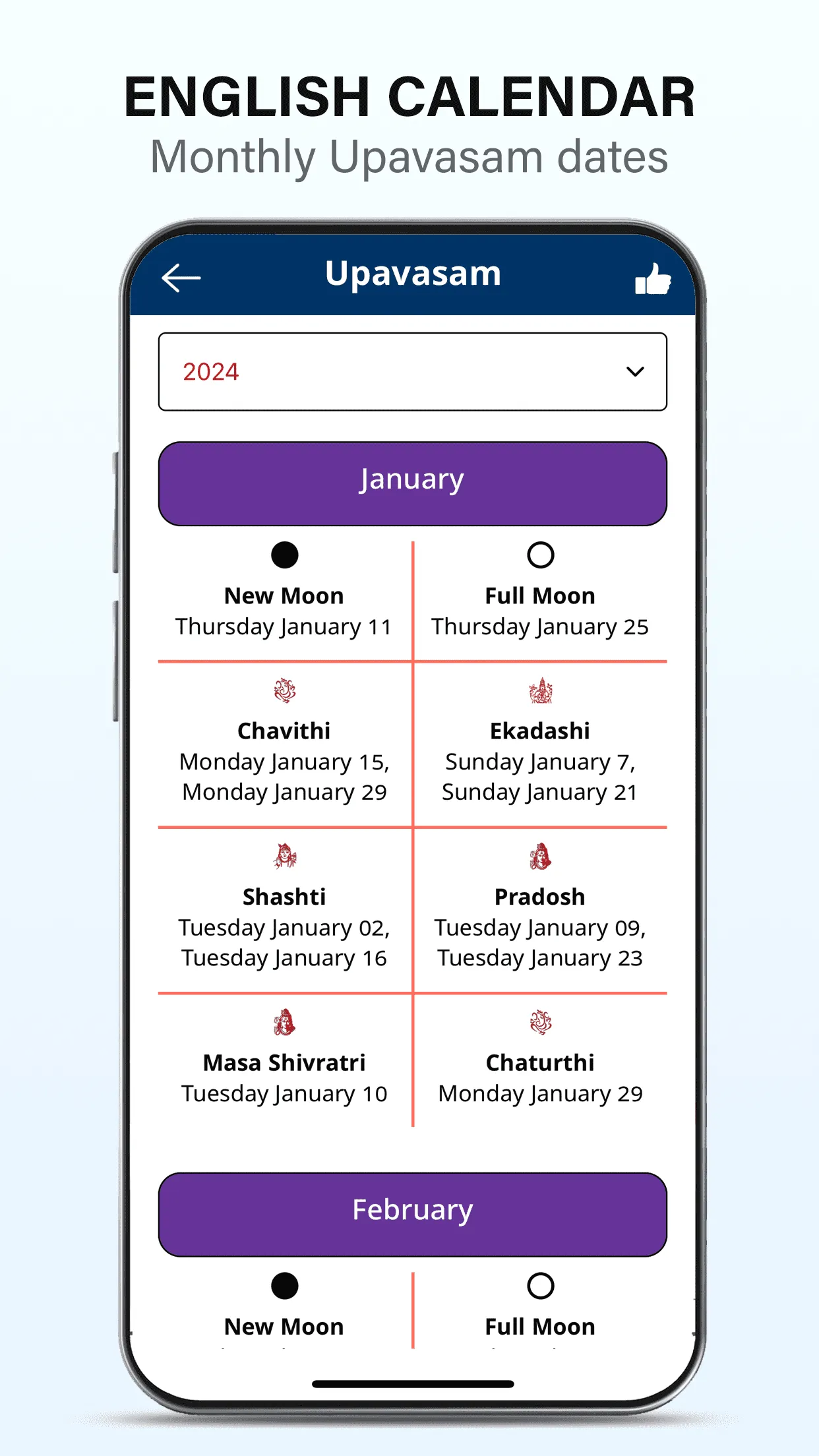 English Calendar App | Indus Appstore | Screenshot