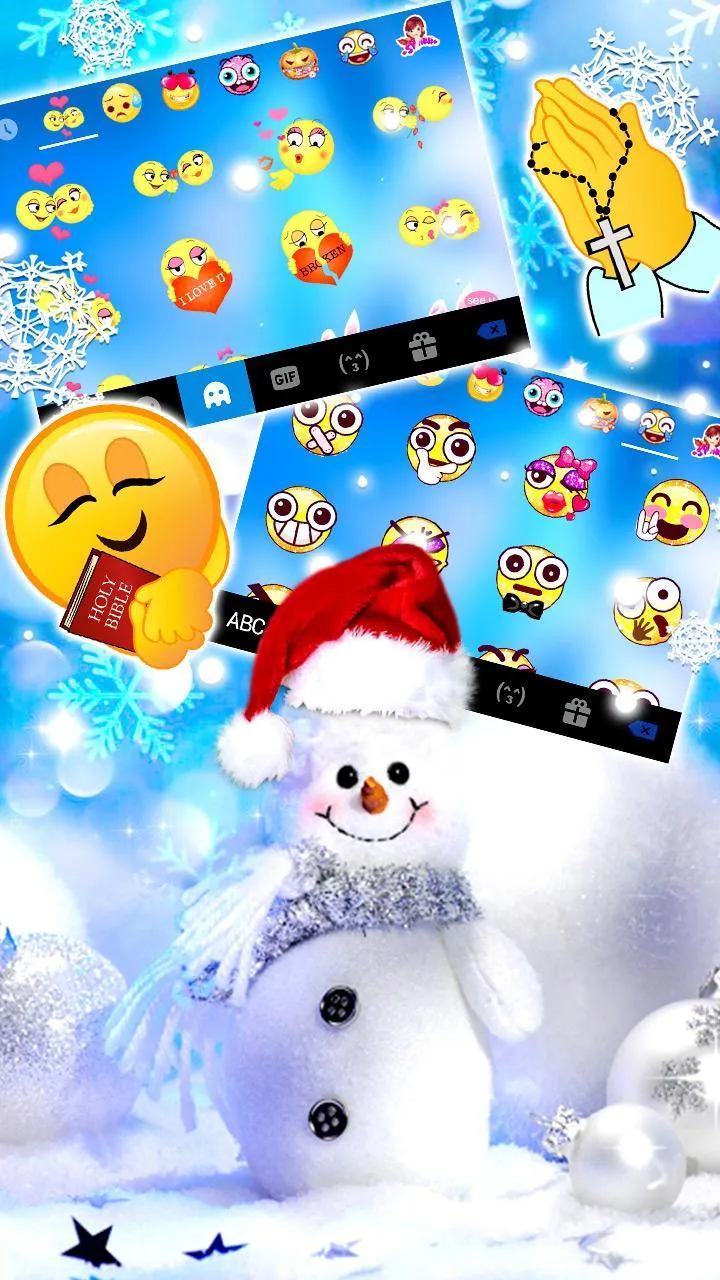 Blue Christmas Theme | Indus Appstore | Screenshot