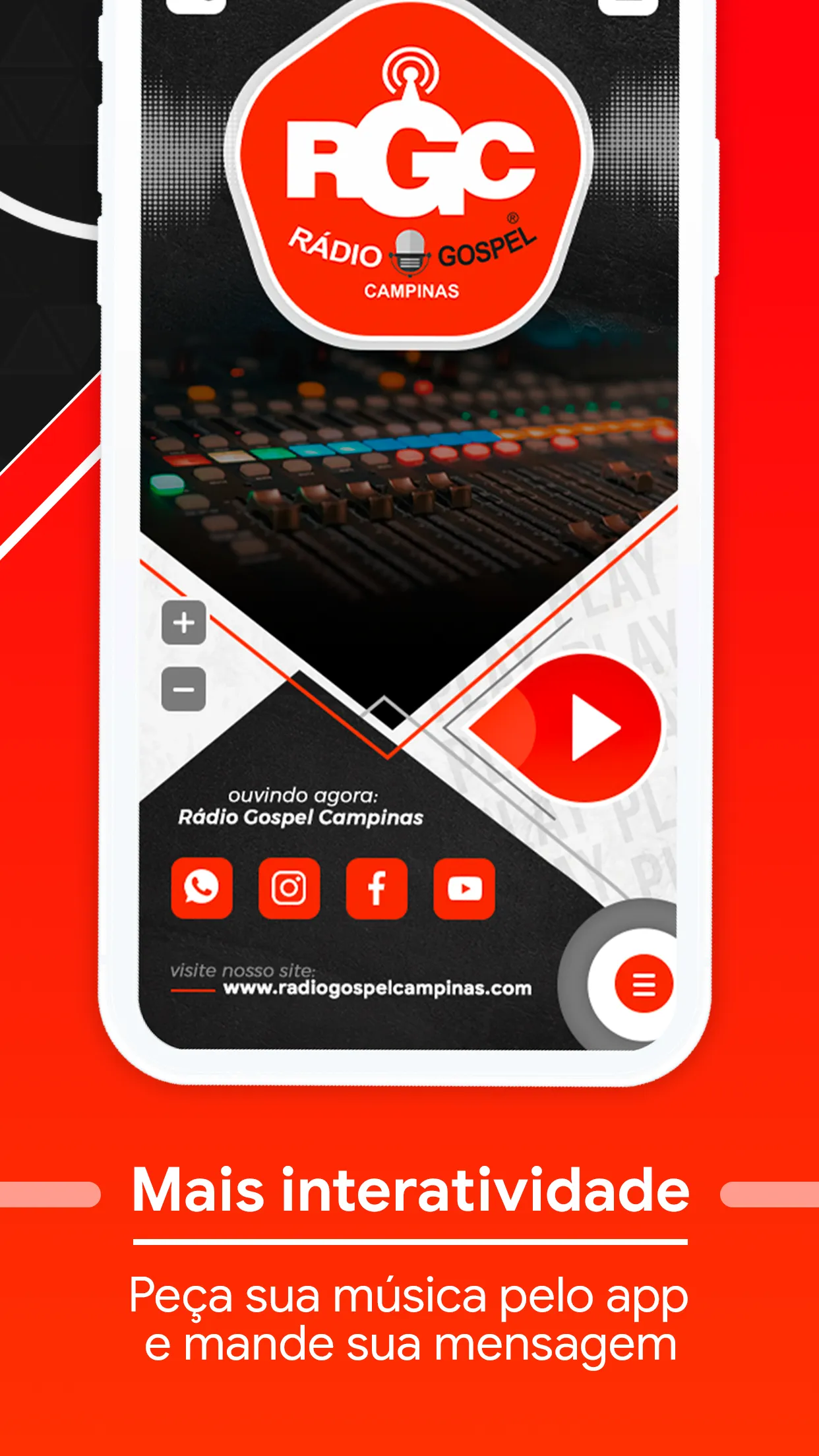 Rádio Gospel Campinas | Indus Appstore | Screenshot