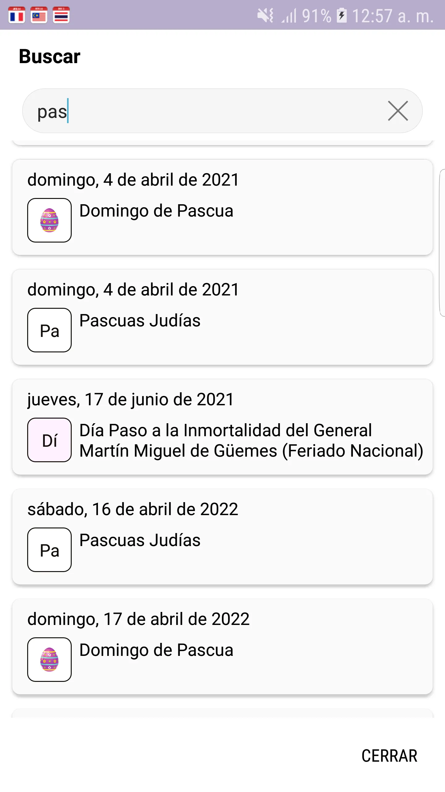 Argentina Calendar | Indus Appstore | Screenshot