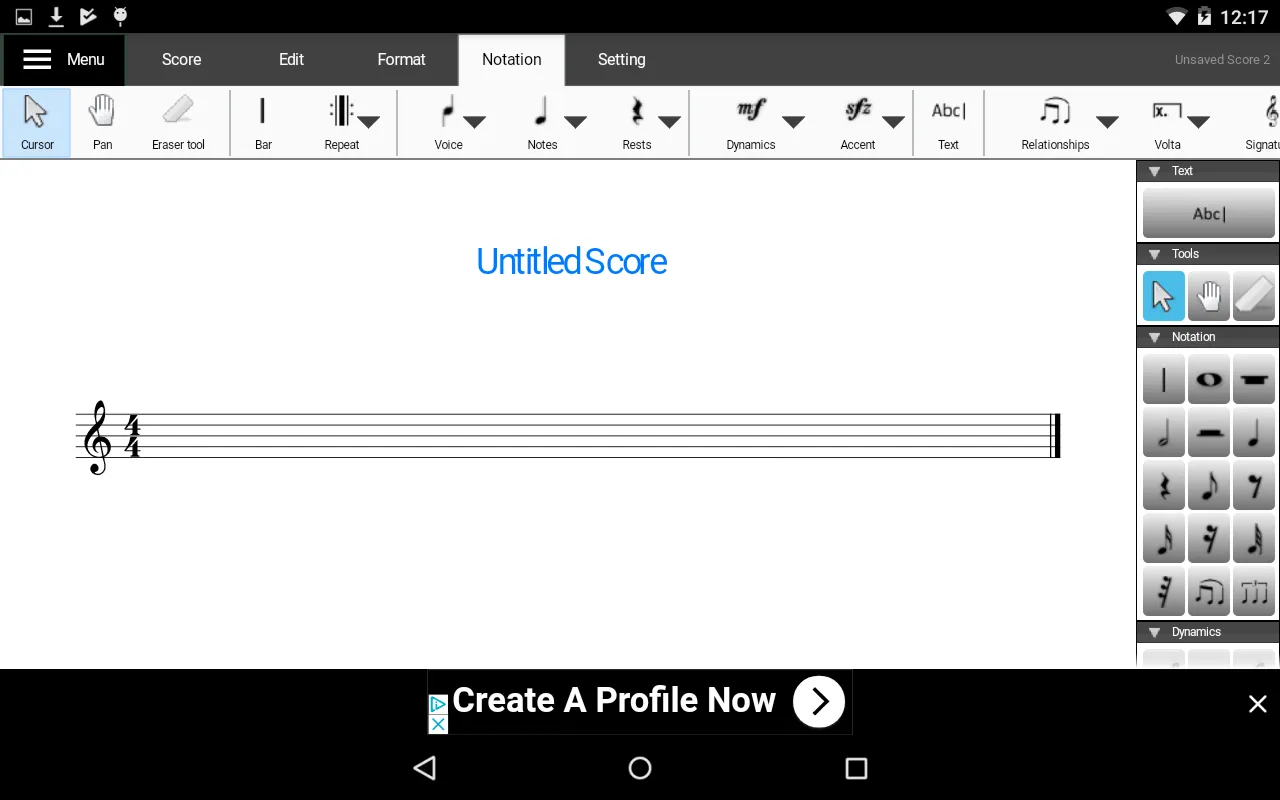 Crescendo Music Notation | Indus Appstore | Screenshot