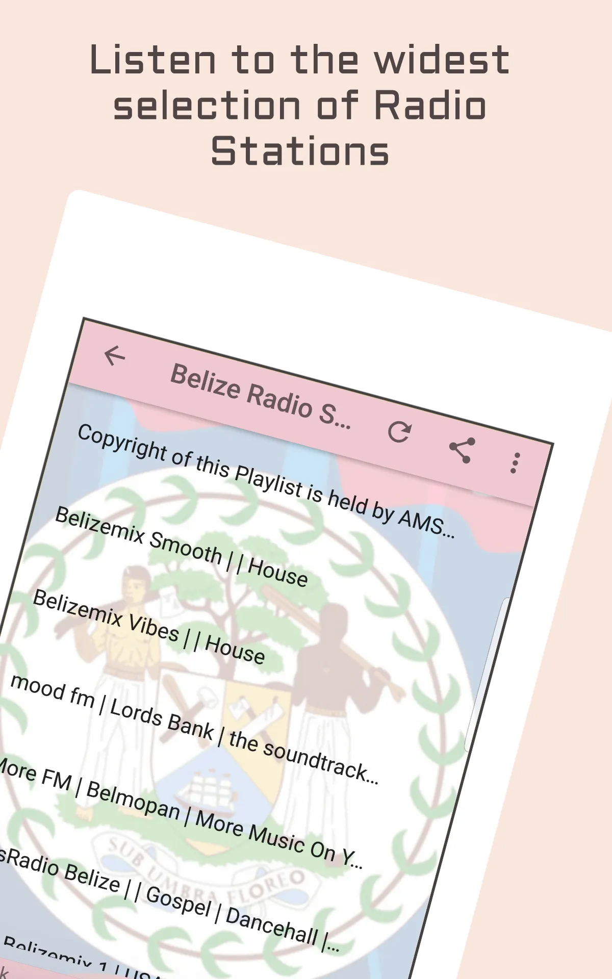 Belize Radio Music & News | Indus Appstore | Screenshot