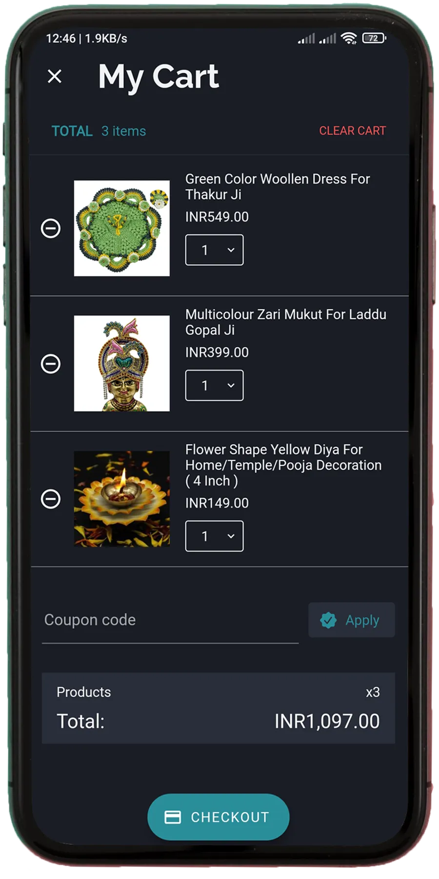 Laddu Gopal, RK Dress |MyKanha | Indus Appstore | Screenshot