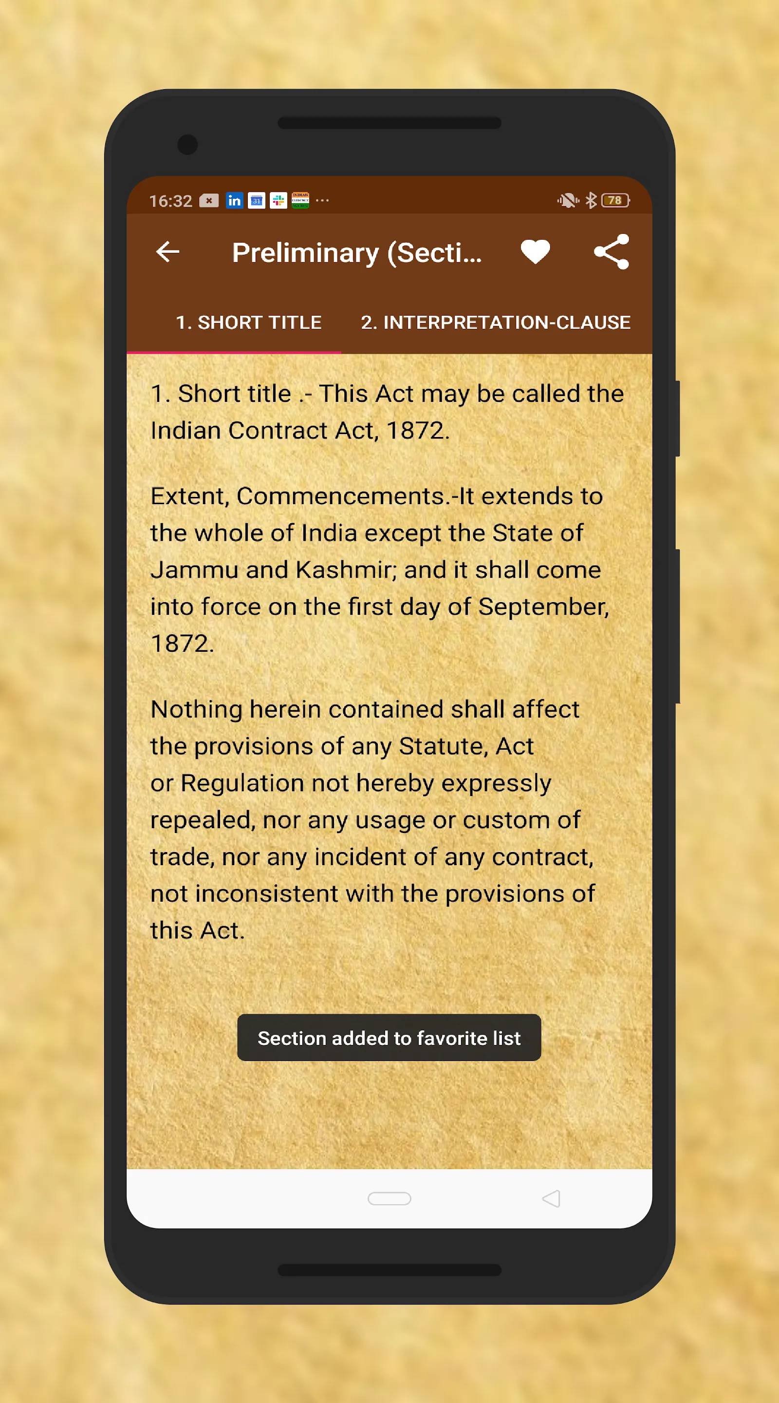 Indian Contract Act StudyGuide | Indus Appstore | Screenshot