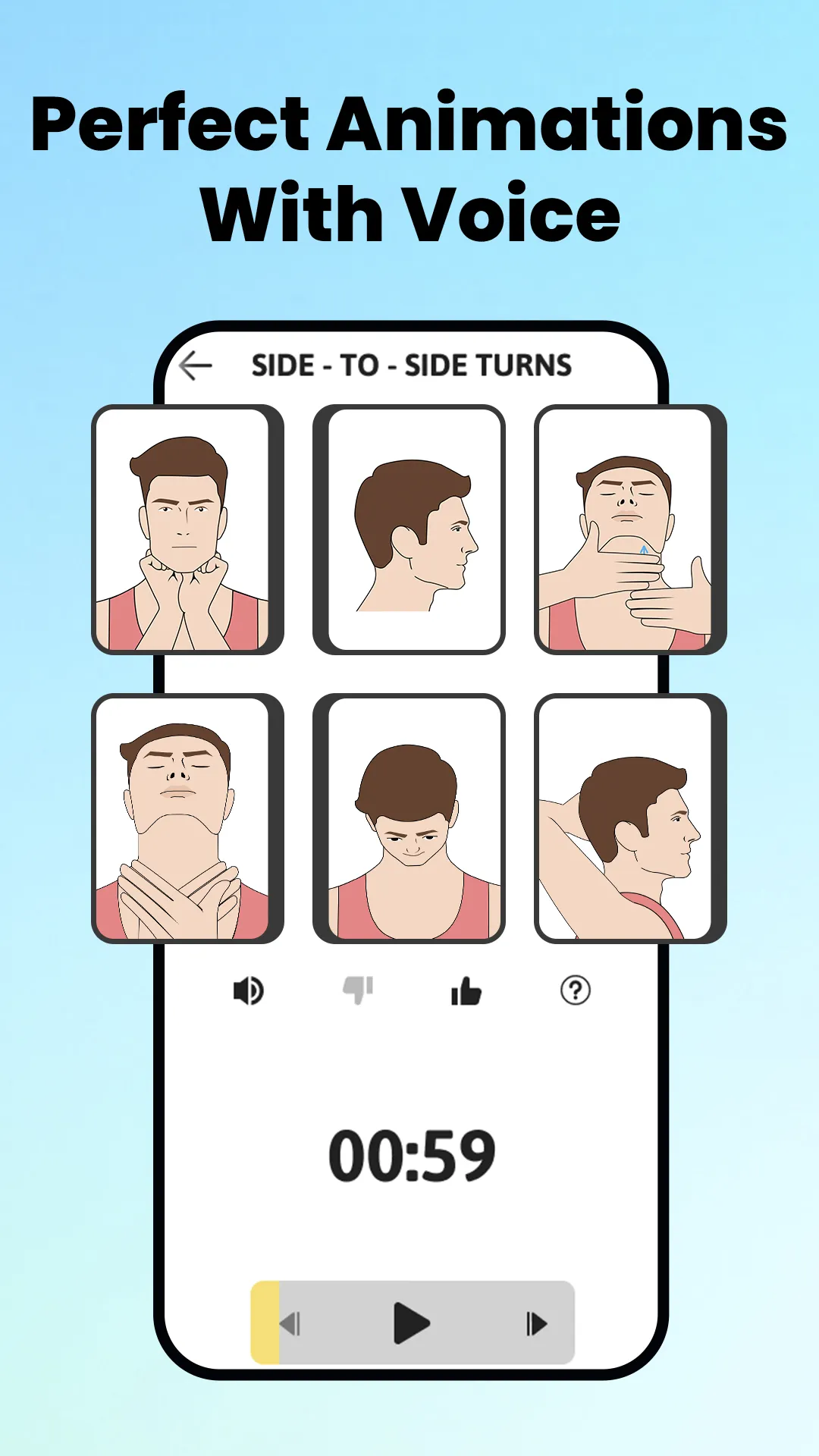 Jawline Exercises & Face Yoga | Indus Appstore | Screenshot