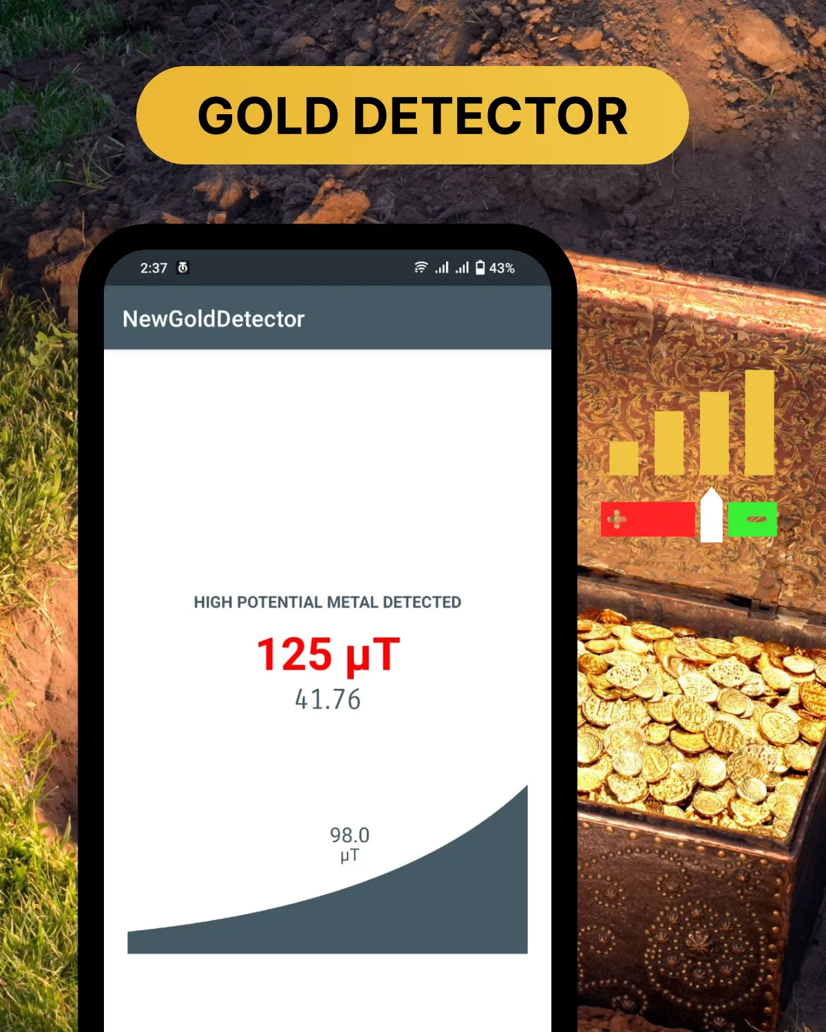 Gold Detector & Gold Tracker | Indus Appstore | Screenshot