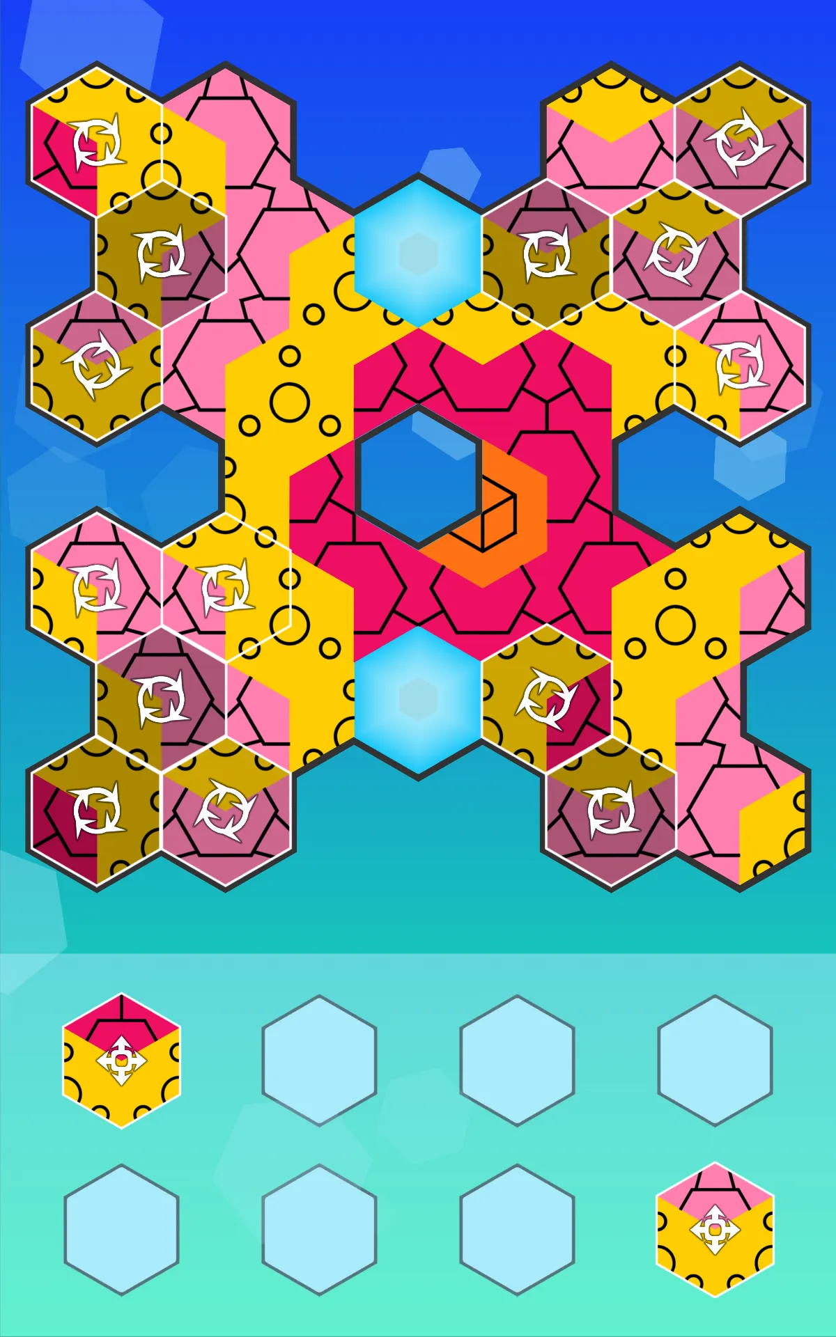 Aurora Hex - Pattern Puzzles | Indus Appstore | Screenshot