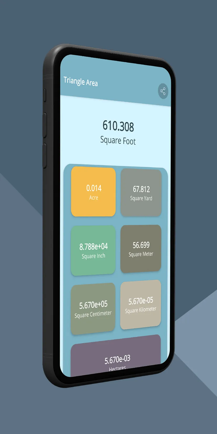 Shapes Area Calculator | Indus Appstore | Screenshot