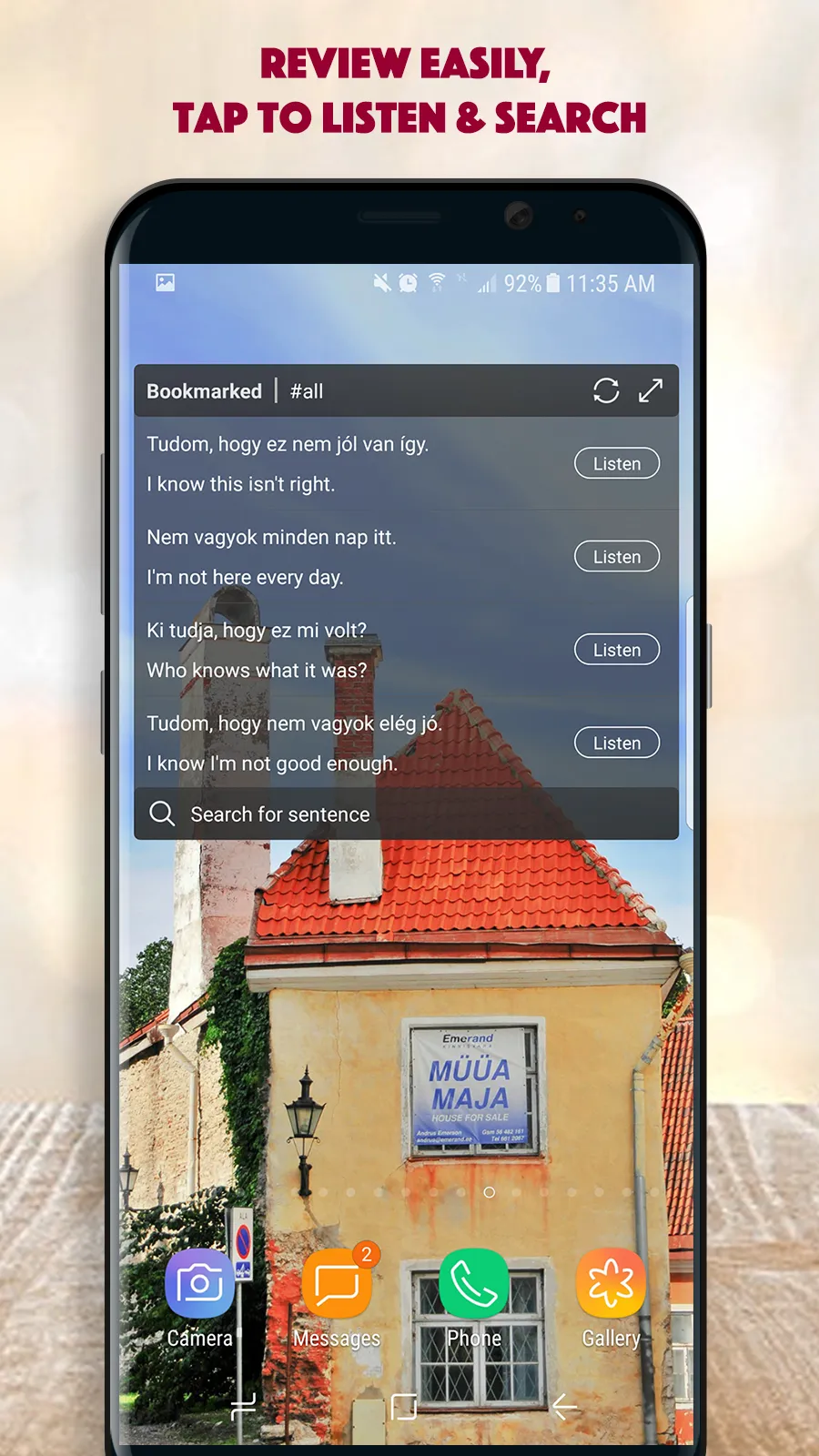 Hungarian Sentence Master | Indus Appstore | Screenshot