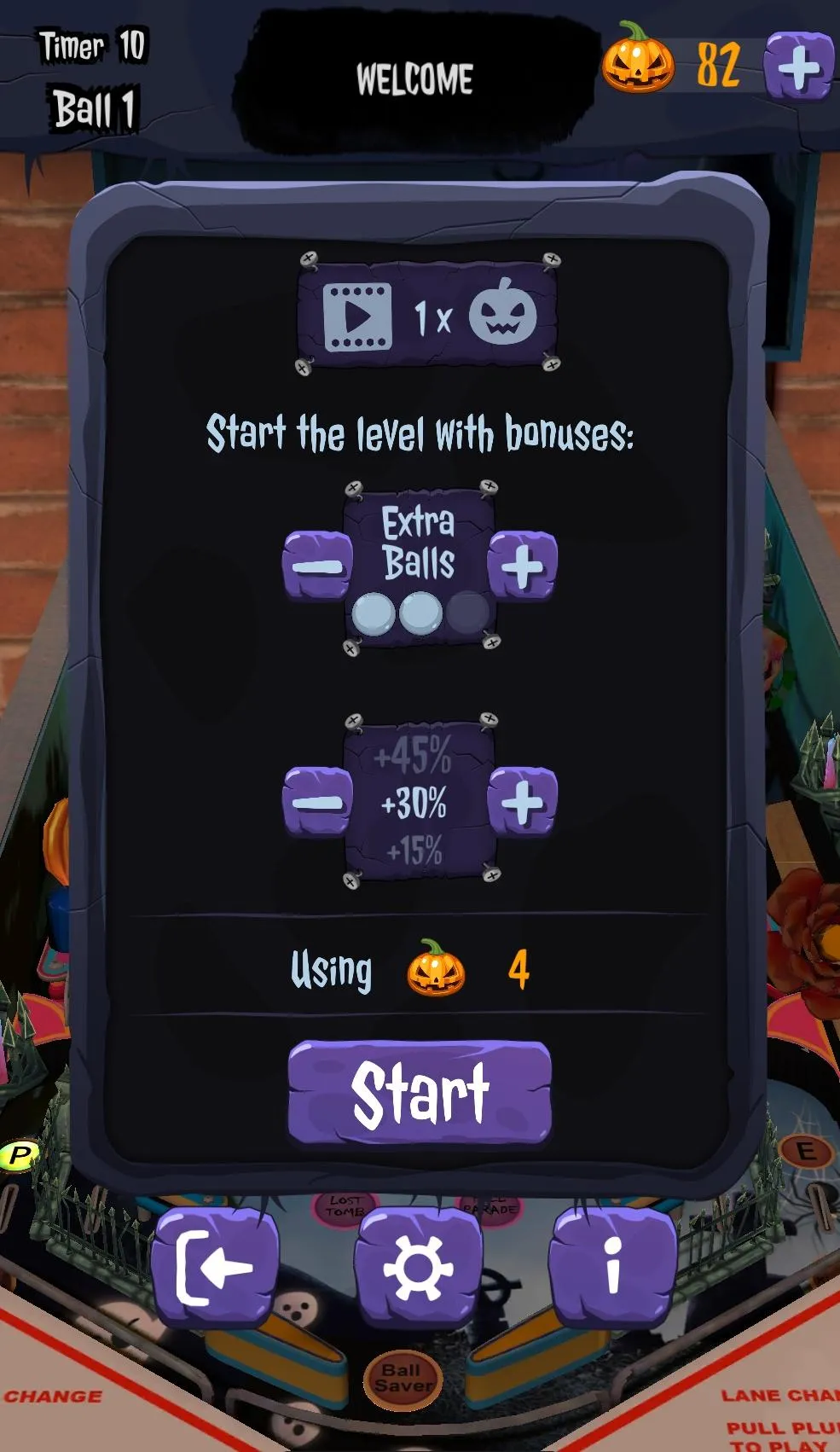 Halloween Pinball | Indus Appstore | Screenshot