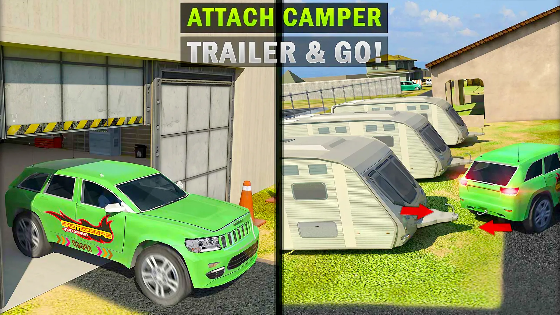 Camper Van Truck Driving Games | Indus Appstore | Screenshot