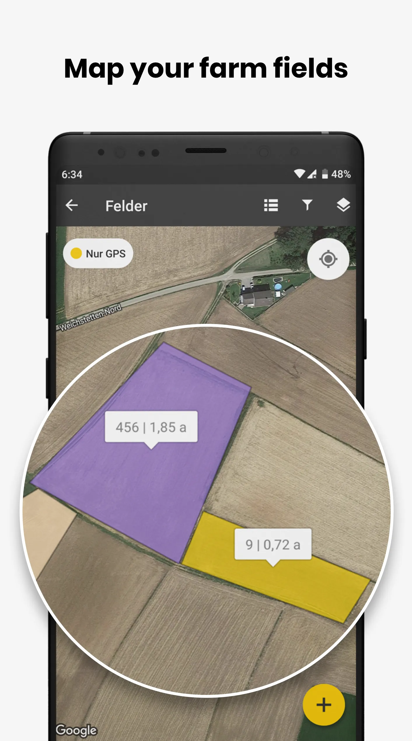 FieldBee tractor navigation | Indus Appstore | Screenshot