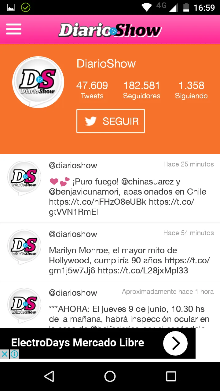 Diario Show | Indus Appstore | Screenshot