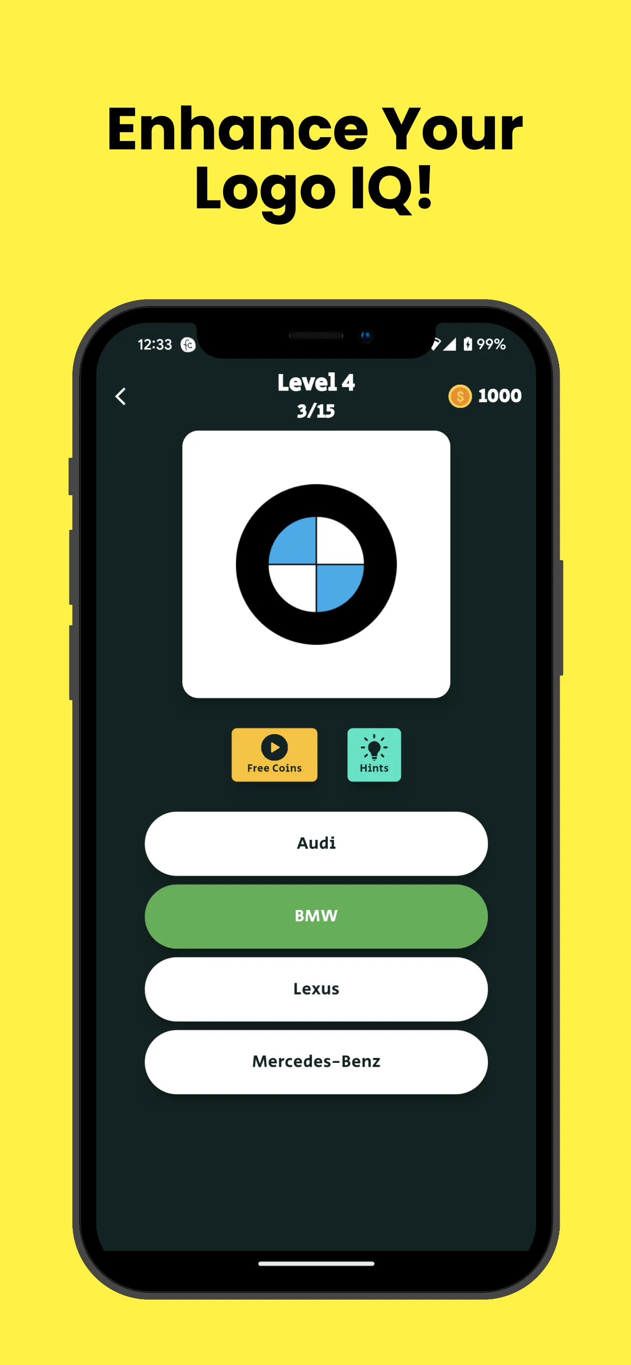 Logo Game - Multiple choice | Indus Appstore | Screenshot