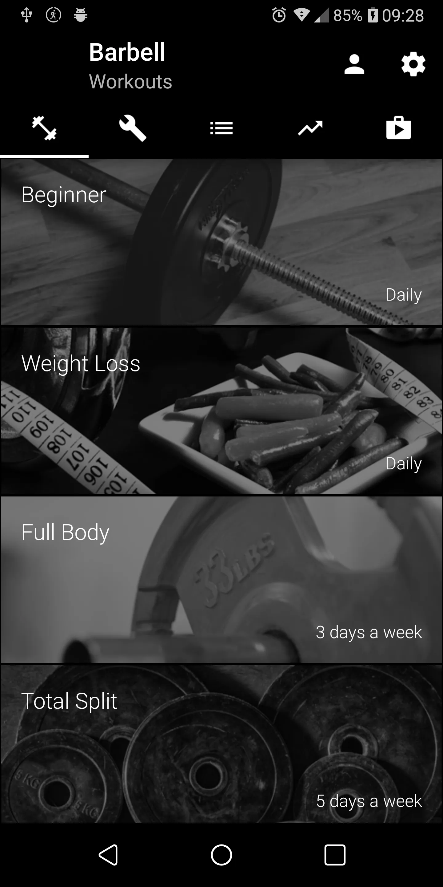 Barbell Home Workout | Indus Appstore | Screenshot